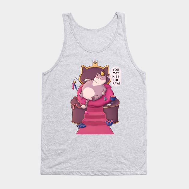 Royal Cat Tank Top by LenasScribbles